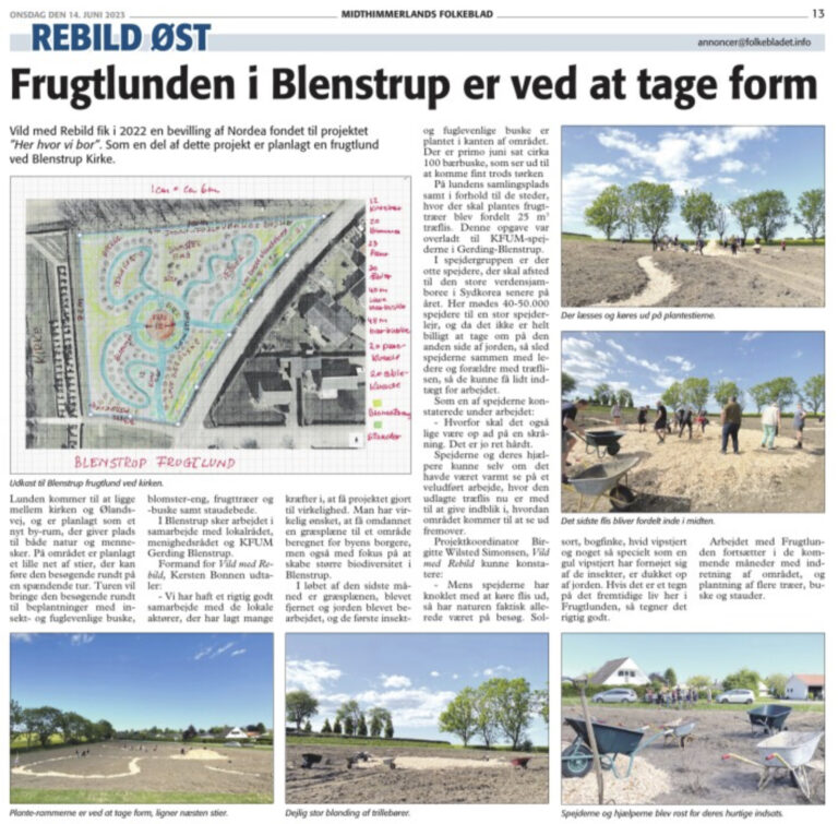 Artikel om Blenstrup Frugtlund